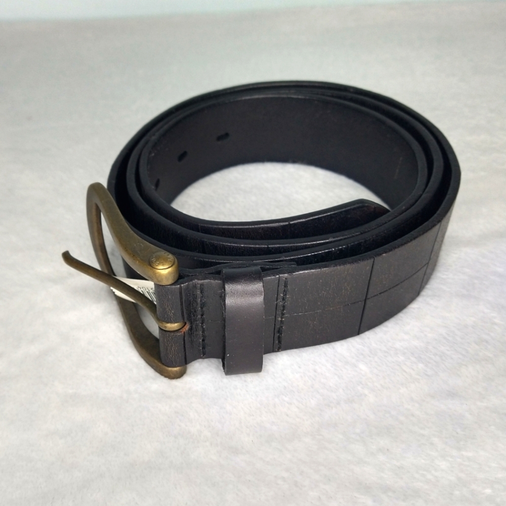 Levi's Black Men's Genuine Leather Belt